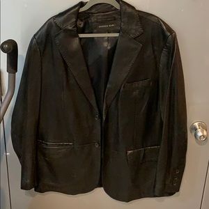 Mens Andrew Marc Leather Jacket
